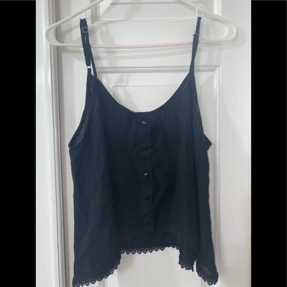 Black crop top